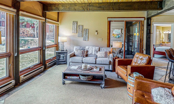 Steamboat Springs Ski Chalet | Ground-floor chalet near Steamboat Ski Resort with pool, hot tubs & washer/dryer