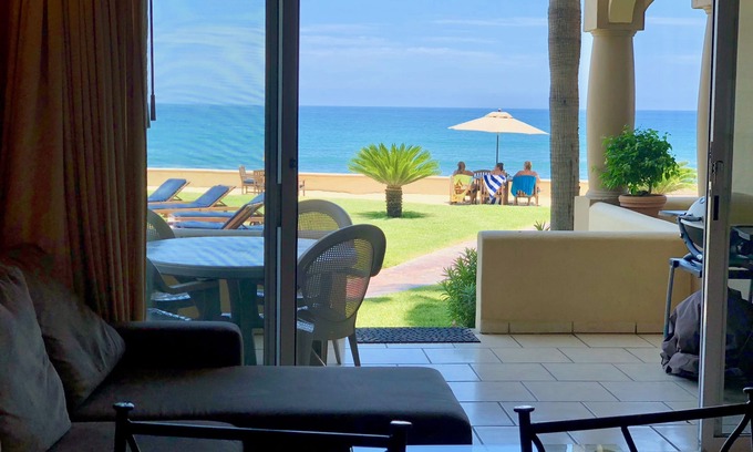 San Jose del Cabo Condo | Ground Level, On The Beach In Front of 4 surf breaks