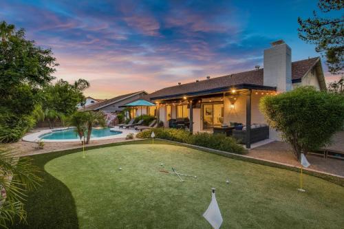 Santiago House | Heated Pool, Waterslide, Putting Green