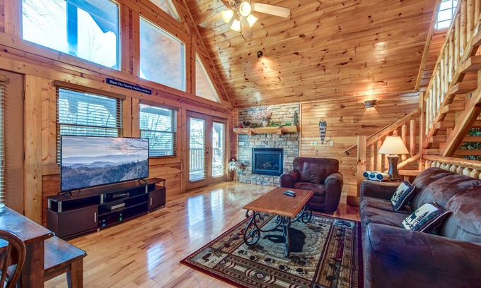 Hemlock Hills Cabin | Hemlock Manor | Porch Swing, Game Room, Hot Tub