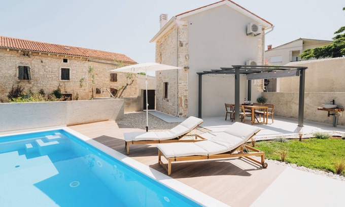 Valtura Villa | Heritage New Stone Villa Allegra - Private Swimming Pool & Garden