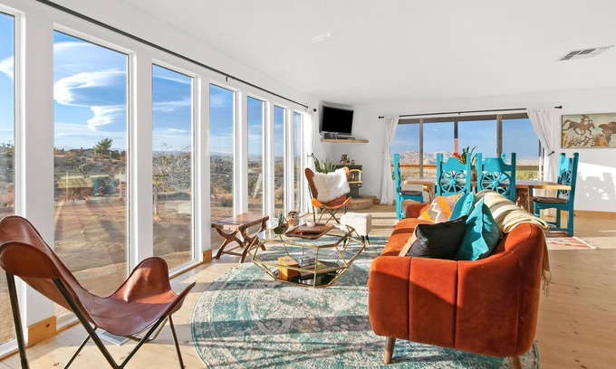 Joshua Tree House | High View Haven - Hot Tub, Fire Pit & Bbq In Joshua Tree! 4 Bedroom Home by RedAwning
