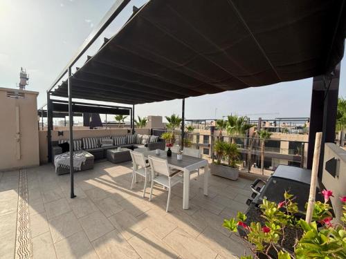 Pilar de la Horadada Apartment | Higuericas Costa 222 Härlig takterrass med havsutsikt - Pool och 250m till stranden