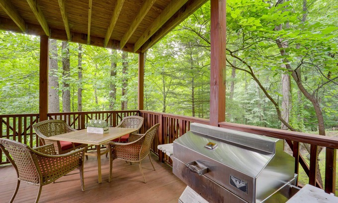 Mountain Air Condo | Hike On-Site: Gem in Burnsville, Near Waterfalls