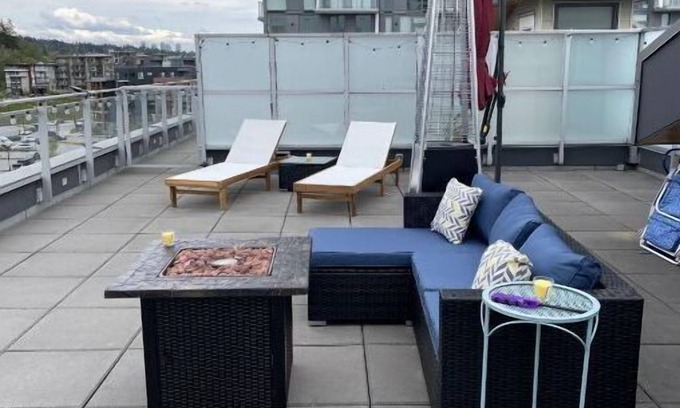 Killarney Condo | Hipster penthouse with 806 sq ft deck and 120 sq ft lower deck
