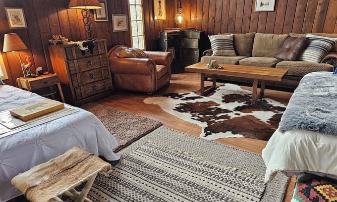 Tucson Cabin | Historic Dude Ranch Rustic Cowboy Cabin Desert Experience