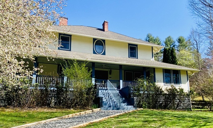 Mars Hill House | Historic Estate Property with Wooded Escapes, Views, & Event Spaces on 14 Acres