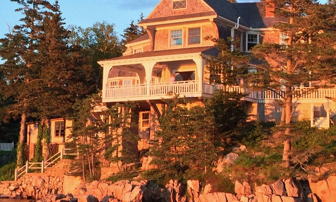 Deer Isle House | Historic Maine Summer Cottage with private beach, 8BR, 3BA