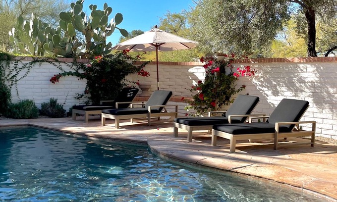 Tucson House | Historic Oasis w/Pool, Garden, & Fire Pit