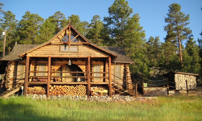 Helena Cabin | Historic Unique 1890's Log Cabin At Canyon Ferry Lake, pet friendly