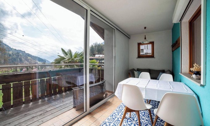 Saltusio Apartment | Holiday Apartment 'Camping Passeier Arnika' with Sauna, Mountain View, Garden & Wi-Fi