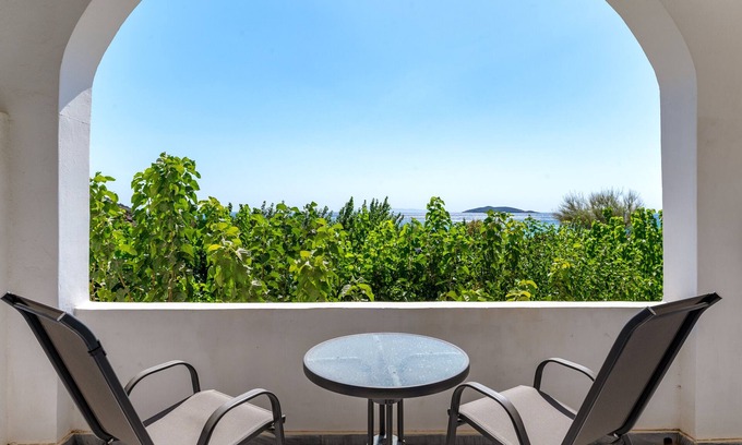 Kipri House | Holiday Home '6 Kypri Seaview Perasma Studio' with Sea View, Wi-Fi and Air Conditioning