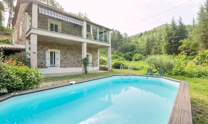 Molieres-sur-Ceze House | Holiday home in Molières-sur-Cèze with pool