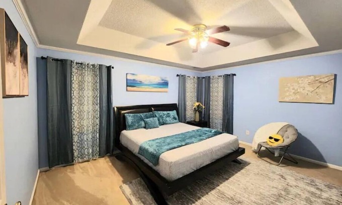 Mint Hill House | Home with fenced yard, free Wi-Fi, & private park.