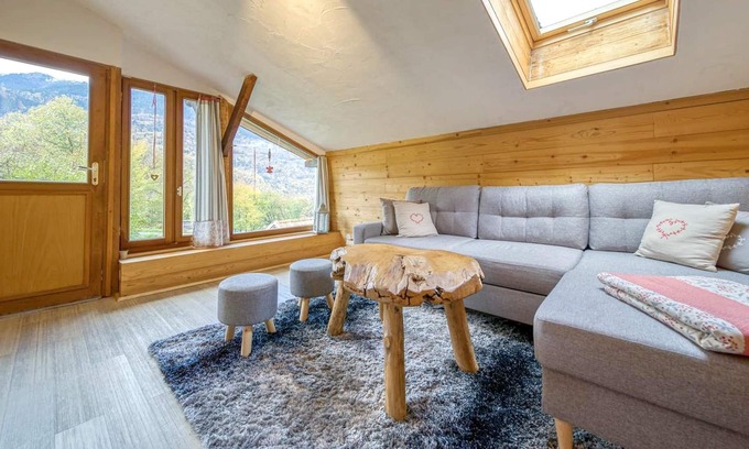 Cevins Ski Chalet | Homerez - Amazing chalet for 9 ppl. with terrace at Cevins