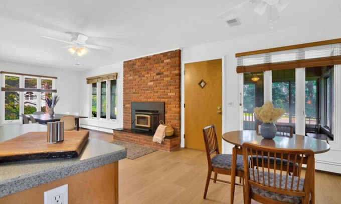 Caseville Apartment | Hot Tub Open! Cozy lakeview Home w Great Beach!