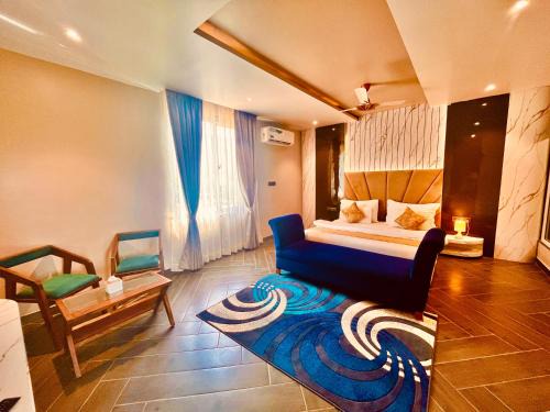 Chinnur Hotel | Hotel 777 Pushkar - with best mountain view ! swimming pool ! big parking ! lawn with bonfire ! lavish & luxury AC rooms ! top rated ! best selling ! prime location ! property of the year !