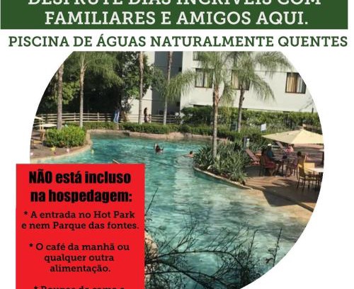 Pousada do Rio Quente Apartment | Hotel Luupi apto 234 - Rio Quente Go