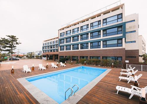 Jocheon Hotel | Hotel Sweet Castle Jeju Hamdeok