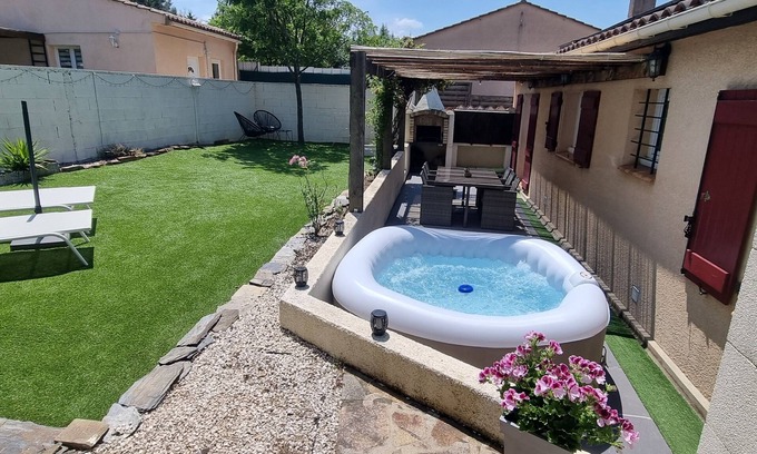 Conques-sur-Orbiel House | House with Jacuzzi near Carcassonne