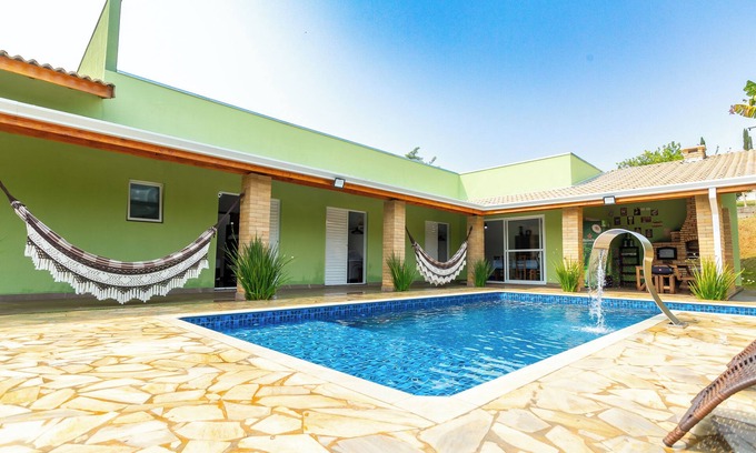 Paruru House | Ibiúna | Country house in condominium with pool and barbecue