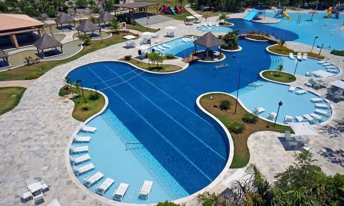 Barra de Sao Miguel Apartment | Iloa Residence Apt Premium -Quarto e sala climatizado
