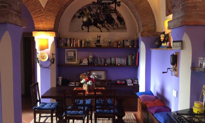Vagliagli House | In the Sienese Chianti house in an ancient village with swimming pool and tennis court