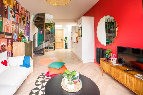 Sainte-Anne-d'Auray Apartment | Jolie Môme - Très bel appartement coloré pour 4
