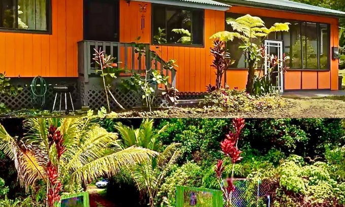 Leilani Estates House | Jungle Home/AC/NearHot Ponds Fissure 8/Hot Tub