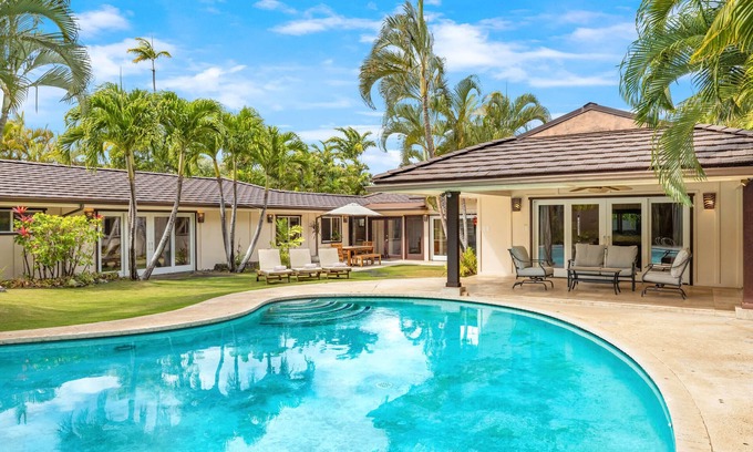 Kahala House | Kahala Breeze: Modern Tropical Home w/Pool, Private Yard, & A/C. Kahala Breeze