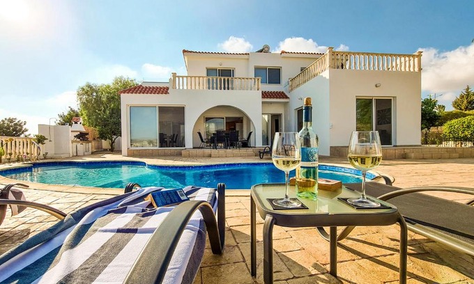 Peyia Town Villa | Katya-Sofia Villa - Tranquility with Sea View