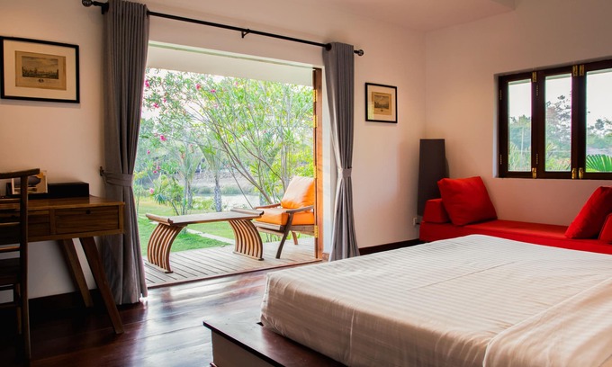 Kampot Hotel | Khla Lodge Double Room - River View