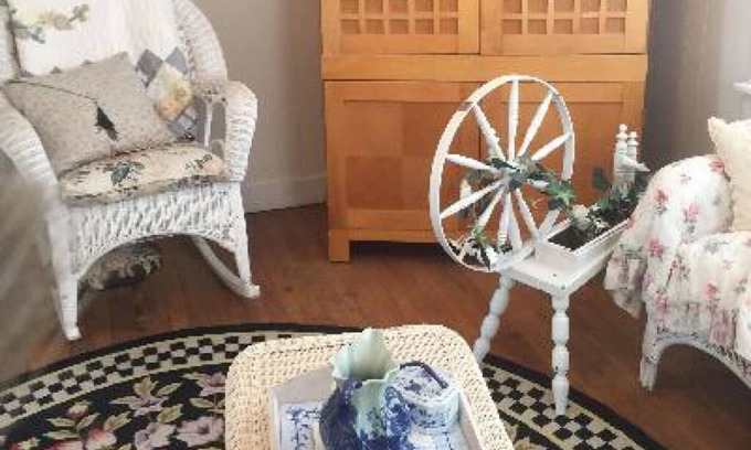 San Angelo Bed & Breakfast | King Suite with landmark view at Music Garden Mansion