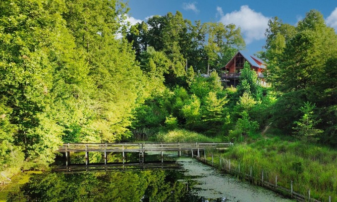 Primrose Cabin | Klyfta Haus, 4Br, Lakeview, Hot Tub, Firepit, Shuffleboard, EV Charger