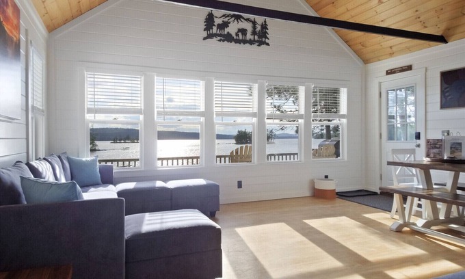 Millinocket Cottage | Knife Edge Escape - Cozy Lakeside Cottage Getaway with Views of Mt. Katahdin