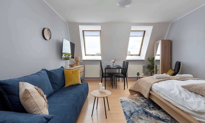 Krzyki Apartment | Komuny Paryskiej 49-51 Wrocław | Functional Studio | Close to the Old Town