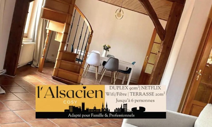 Mulhouse Apartment | L’Alsacien Cosy : Duplex - Netflix - Wifi/Fibre
