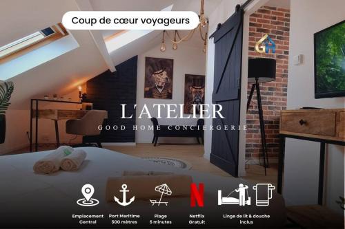 Dunkerque Centre Apartment | l'Atelier - Au pied des quais