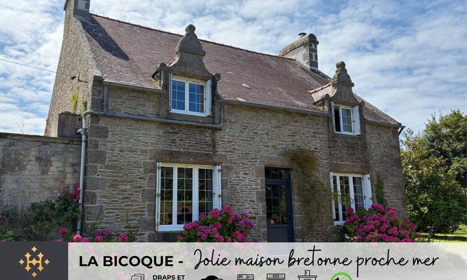 Landunvez Ski Chalet | LA BICOQUE - Pretty Breton house near the beach