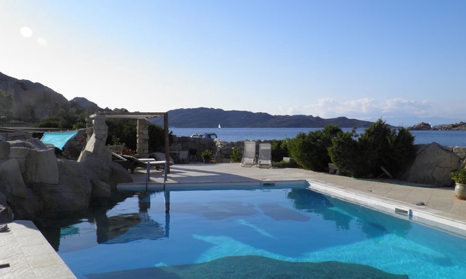 La Maddalena Villa | "La Forgia" villa with swimming pool on the sea