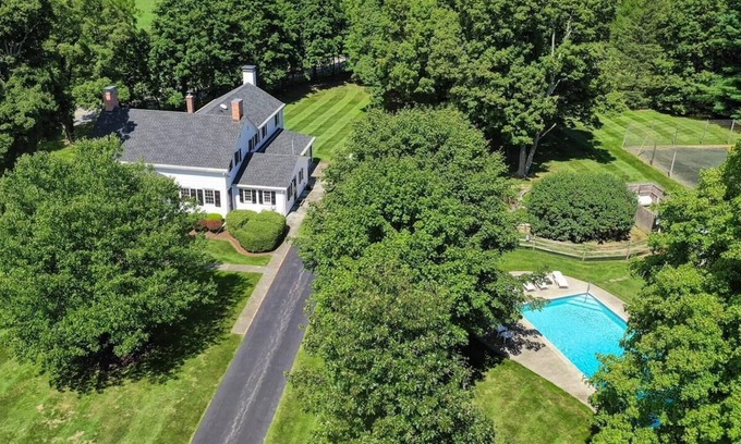 Lagrangeville House | LaGrange Farmhouse: Chic Hudson Valley Farmhouse w/ Pool, Hot tub, Gym, Ping Pong, Firepit