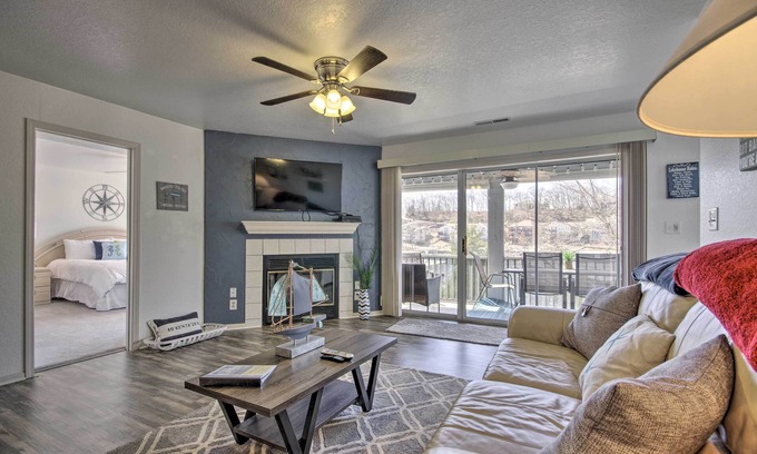 Village of Four Seasons Condo | Lake of the Ozarks Views, Patio: Regatta Bay Condo