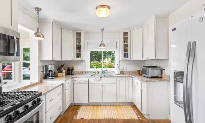 Green Lake House | Lake views, in-ground pool, walk to town and restaurants