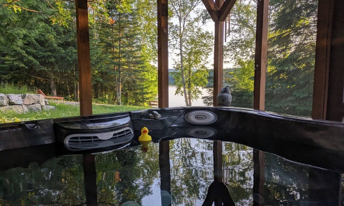 Chute-Saint-Philippe Ski Chalet | LAKEFRONT COTTAGE/VTT & SKIDOO/ski de fond, raquette , randonnée