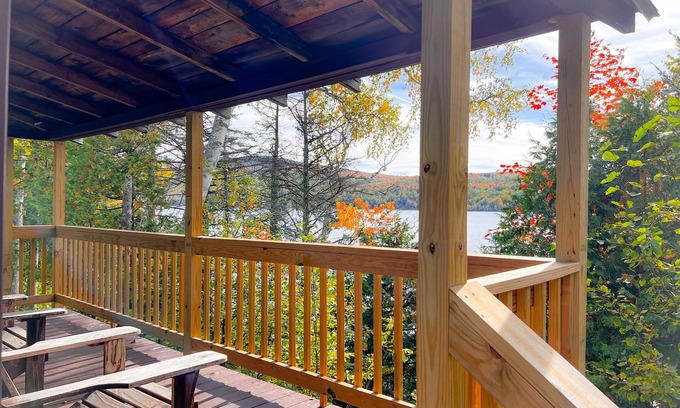 Rangeley Cabin | Lakefront Cabin - dock, beach, sauna, and views!