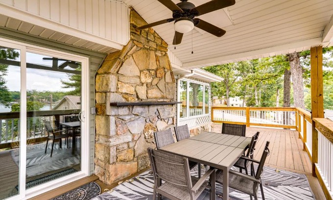 McColley House | Lakefront Home with Private Dock in Sunrise Beach!