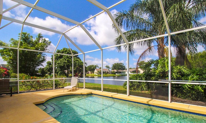 Sabal Harbour House | Lakefront Private Pool Home Harbour Happiness