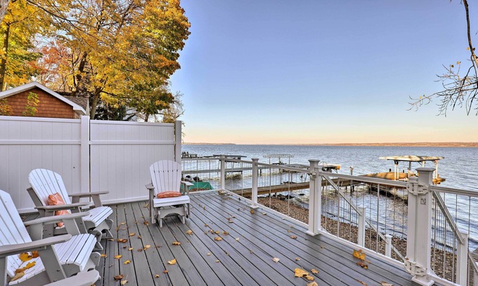 Romulus House | Lakefront Romulus Retreat w/Private Dock!