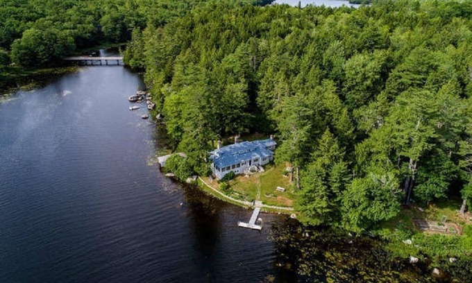 Orland Cabin | Lakefront Secluded Estate Near Ocean, Bar Harbor, Acadia Called Whispering Pines
