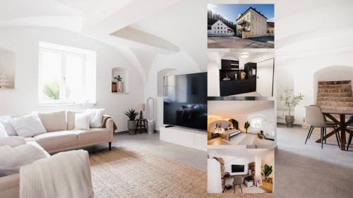 Landshut Apartment | Landshut Zentrum 2 Parkplätze 100 Zoll TV Terrasse 4P